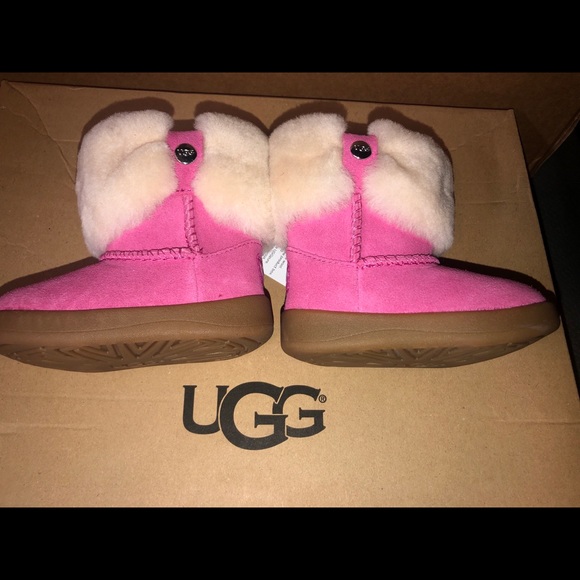 NWT UGG Australia Toddler Pink MALLYA boot size 2/3 100% Authentic - Picture 10 of 14